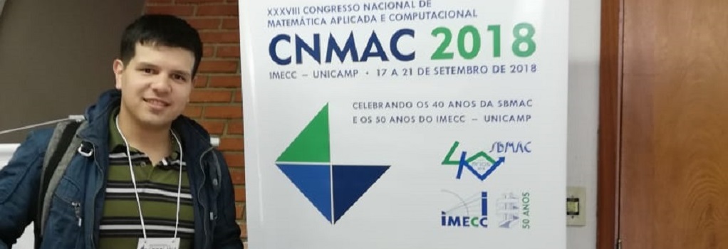 Alumno disertante en el CNMAC 2018